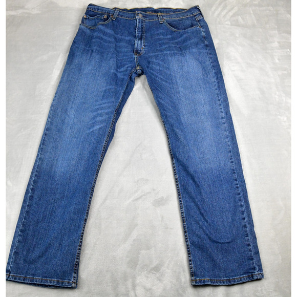 Levis Jeans 559 Mens 38x32 (37x31 Meas) Blue Denim Relaxed Straight - Picture 1 of 9